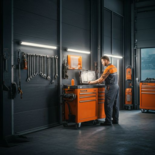 Professionele garage werkplaats